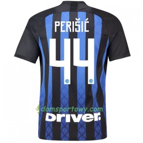 Koszulka Inter Mediolan Perisic 44 Domowe Koszulki Piłkarskie 2018-2019 Krótki Rękaw